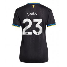 Dámské fotbalový oblečení Manchester United Luke Shaw #23 Tretí košile 2025-26 Krátkým Rukávem